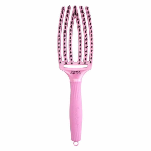 Olivia Garden Finger Brush Szczotka rozczesująco-masująca arctic lights różowa.jpg