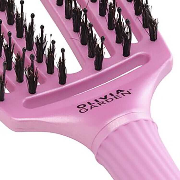 Olivia Garden Finger Brush Szczotka rozczesująco-masująca arctic lights różowa.jpg