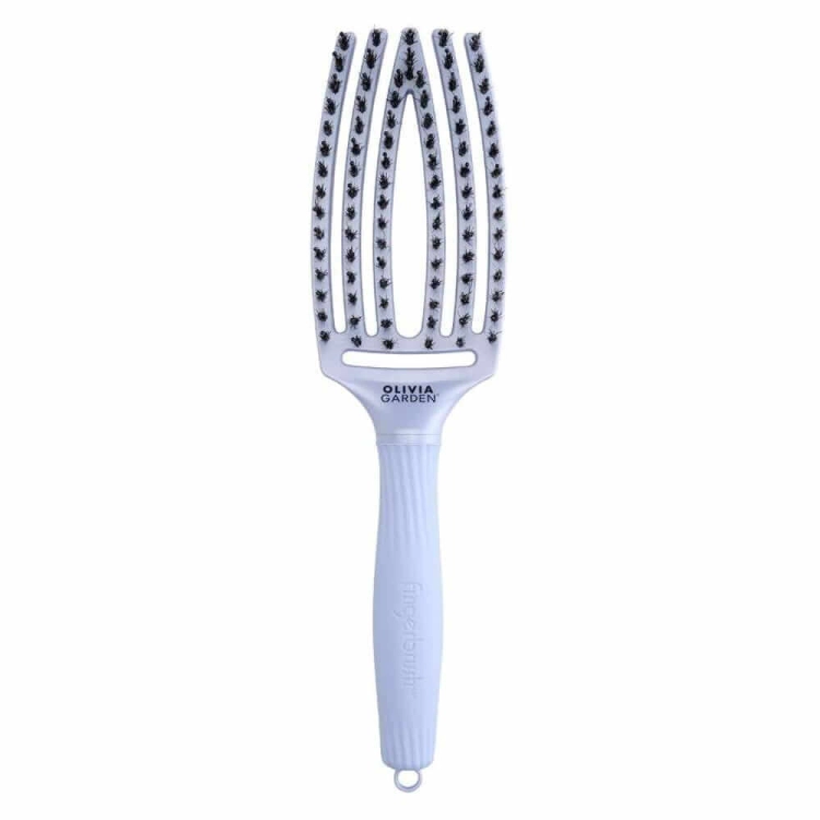Olivia Garden Finger Brush Szczotka rozczesująco-masująca arctic lights błękitna.jpg