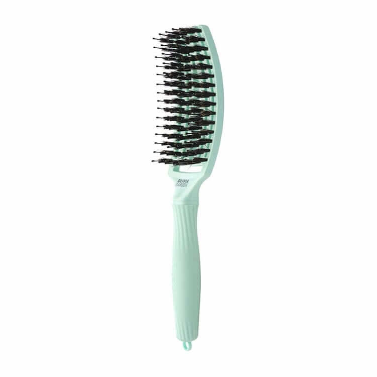 Olivia Garden Finger Brush Szczotka rozczesująco-masująca arctic lights zielona.jpg