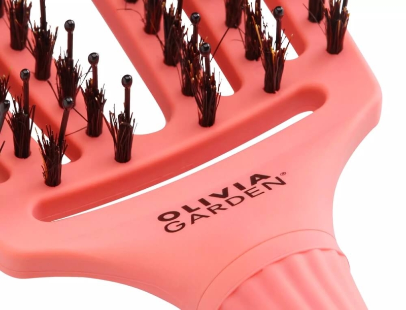 Olivia Garden Finger Brush Szczotka rozczesująco-masująca i'm perfection brzoskwiniowa.jpg