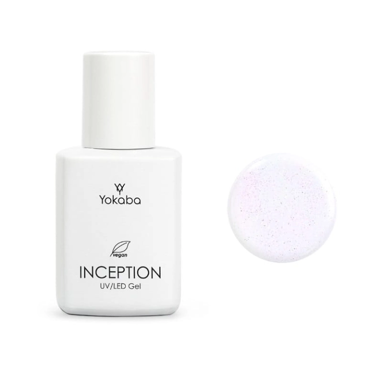 Yokaba inception Samopoziomujący żel do paznokci z pędzelkiem 11 milky sparkle 30ml