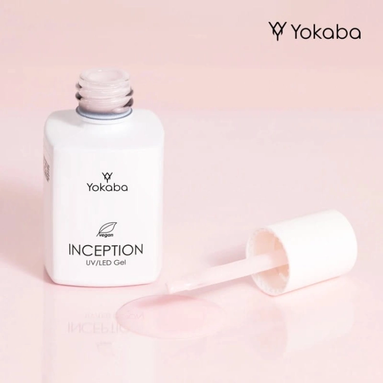 Yokaba inception Samopoziomujący żel do paznokci z pędzelkiem 09 french kiss 30ml