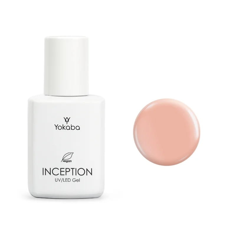 Yokaba inception Samopoziomujący żel do paznokci z pędzelkiem 05 tea rose 30ml