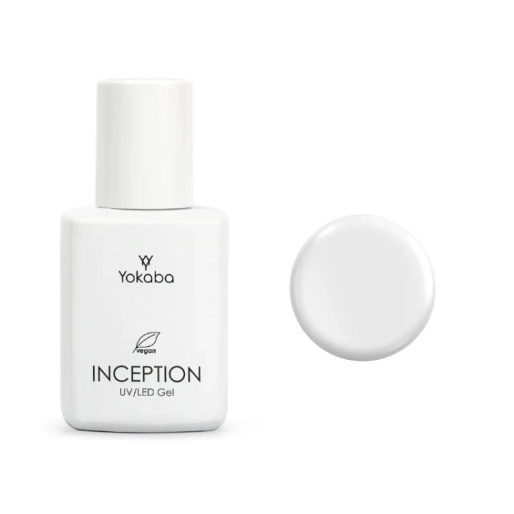 Yokaba inception Samopoziomujący żel do paznokci z pędzelkiem 01 glass clear 30ml