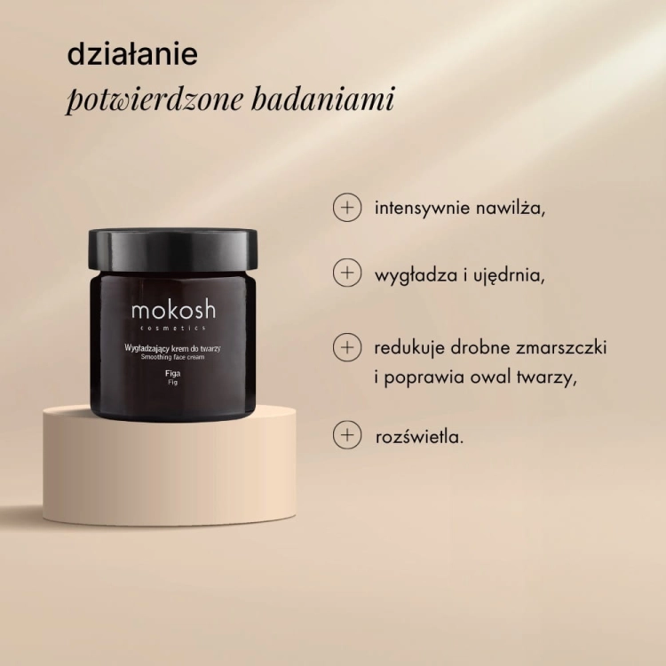 Mokosh Wygładzający krem do twarzy figa 60ml