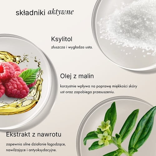 Mokosh Peeling do ust malina 15ml