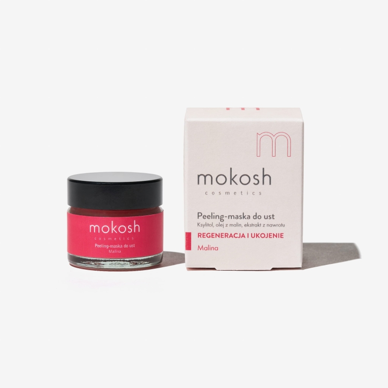 Mokosh Peeling do ust malina 15ml