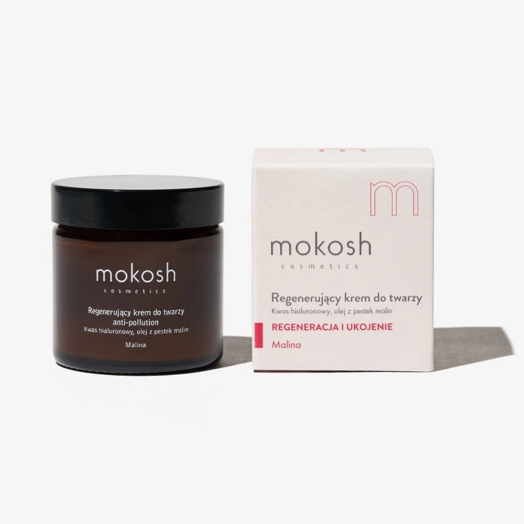 Mokosh Regenerujący krem do twarzy anti-pollution malina 60ml