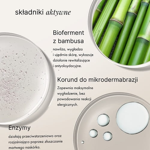 Mokosh Aktywny peeling do twarzy róża z jagodą mini 15ml