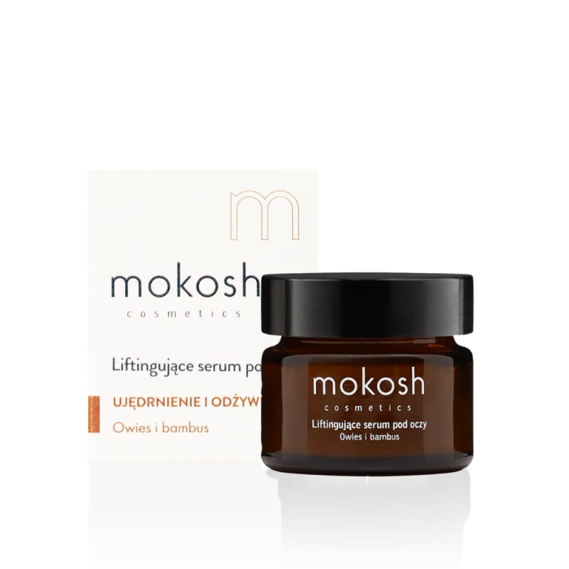 Mokosh Liftingujące serum pod oczy owies i bambus 15ml