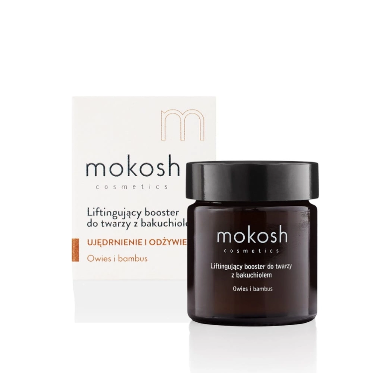 Mokosh Wygładzające serum do twarzy z bakuchiolem owies i bambus 30ml
