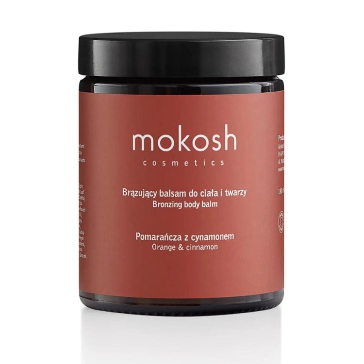 Mokosh Brązujący balsam do ciała i twarzy pomarańcza z cynamonem 180ml