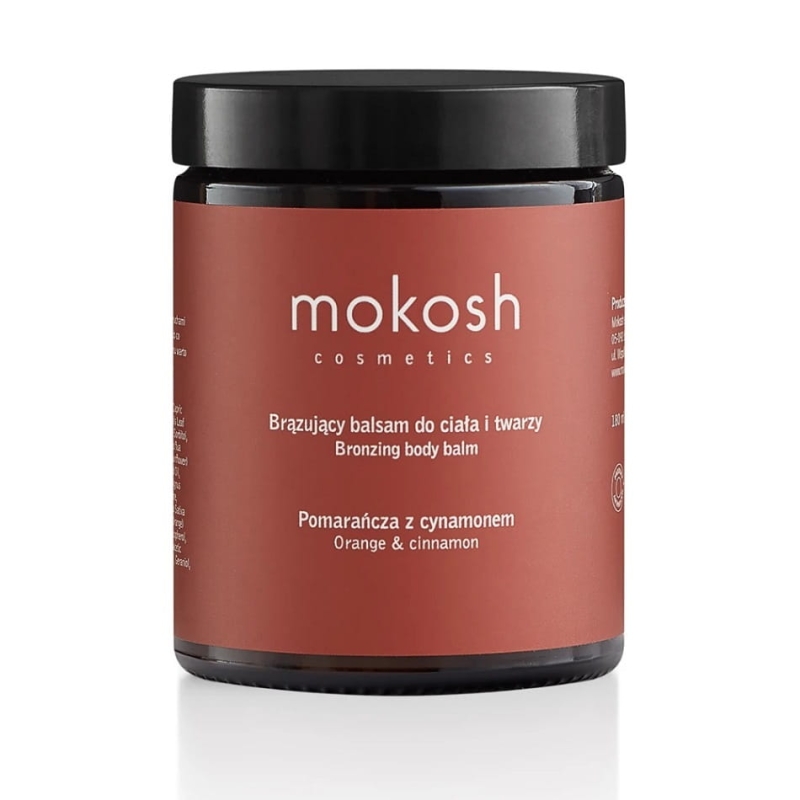 Mokosh Brązujący balsam do ciała i twarzy pomarańcza z cynamonem 180ml