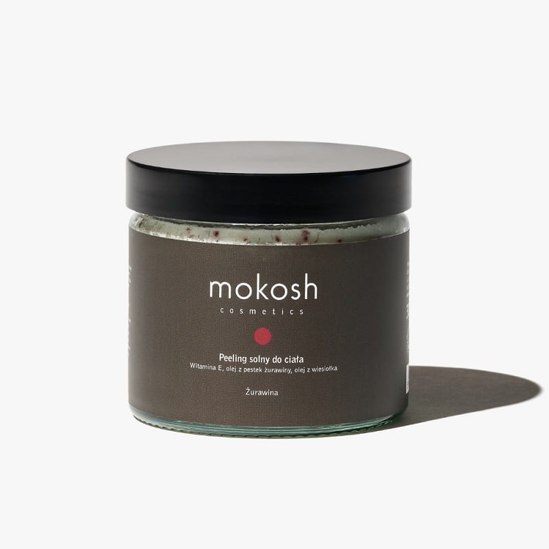 Mokosh Peeling solny do ciała żurawina 300g