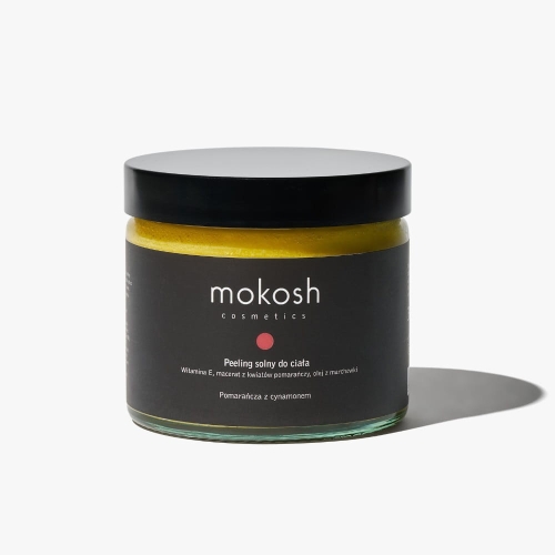 Mokosh Peeling solny do ciała pomarańcza z cynamonem 300g