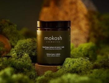 Mokosh Peeling solny do ciała zielona kawa z tabaką 300g
