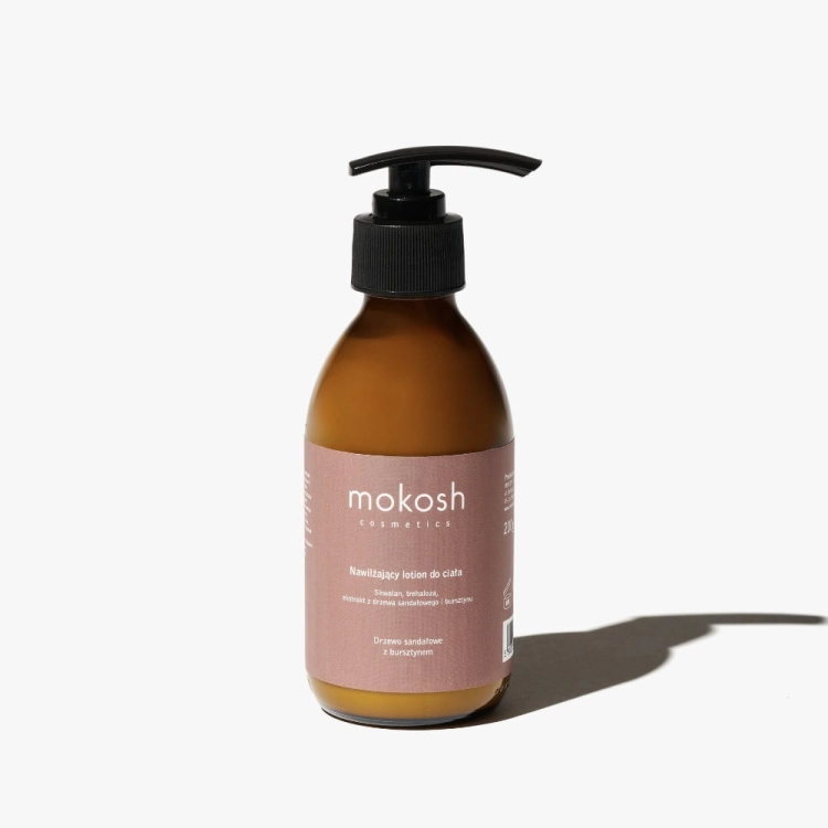 Mokosh Nawilżający lotion do ciała drzewo sandałowe z bursztynem 200ml