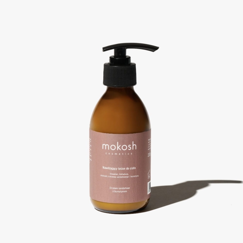 Mokosh Nawilżający lotion do ciała drzewo sandałowe z bursztynem 200ml