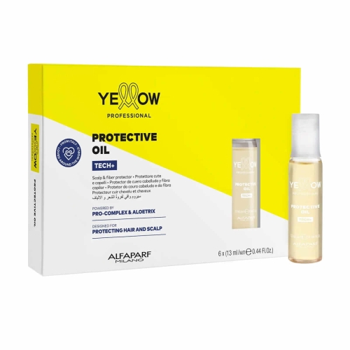 Yellow protective oil Ampulka olejek chroniacy wlosy podczas farbowania zestaw 6x8ml.jpg