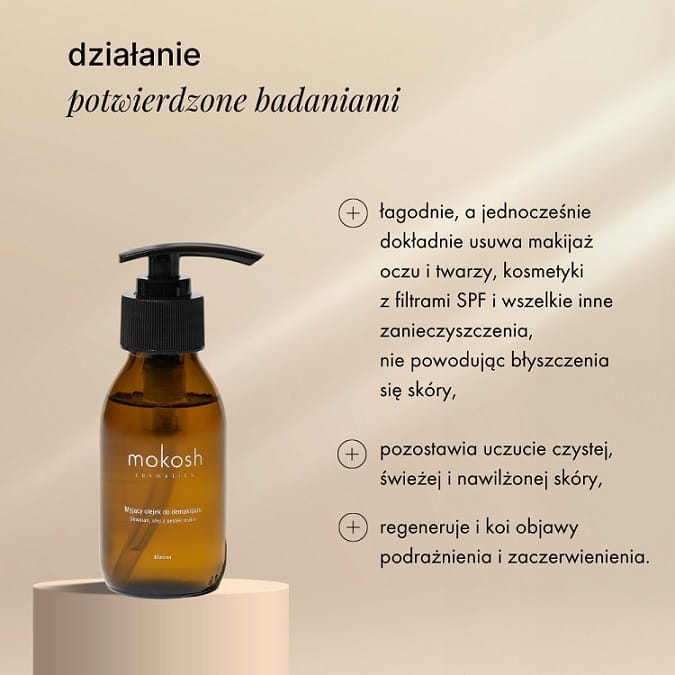 Mokosh Myjący olejek do demakijażu malina 90ml
