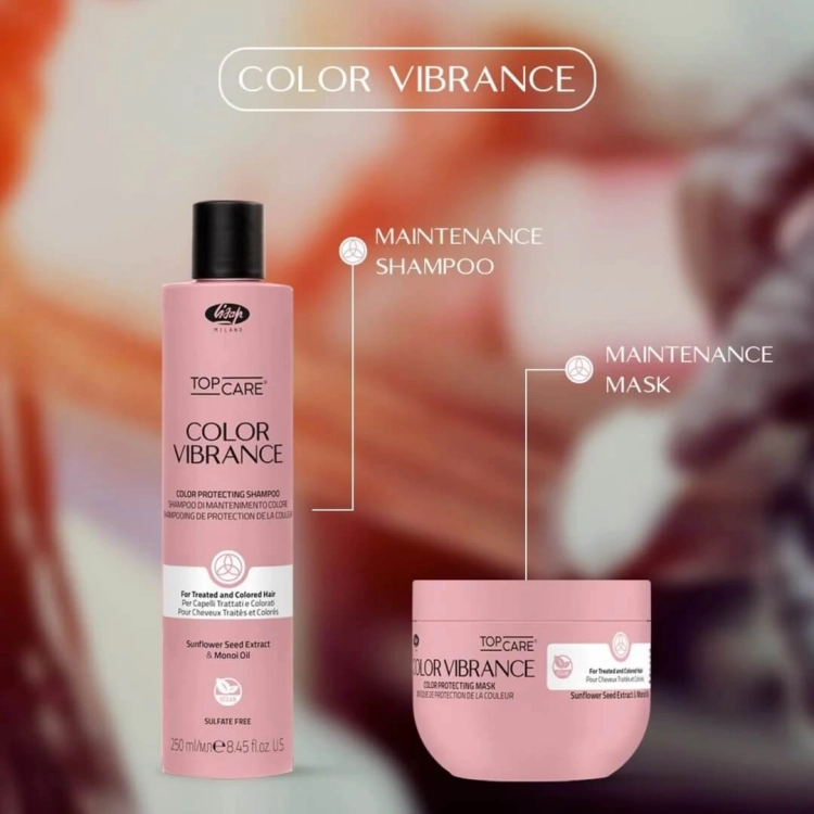 Lisap top care color vibrance Maska chroniąca kolor do włosów farbowanych 200ml.jpg