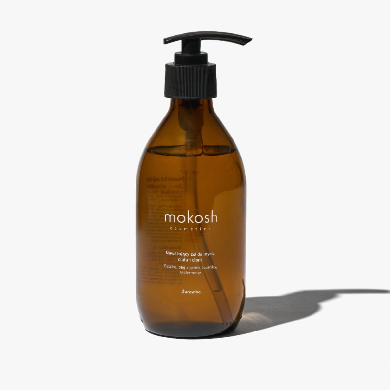 Mokosh Nawilżający żel do mycia ciała żurawina 300ml