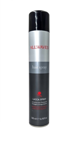 Allwaves hair spray Lakier do włosów mocny 500ml