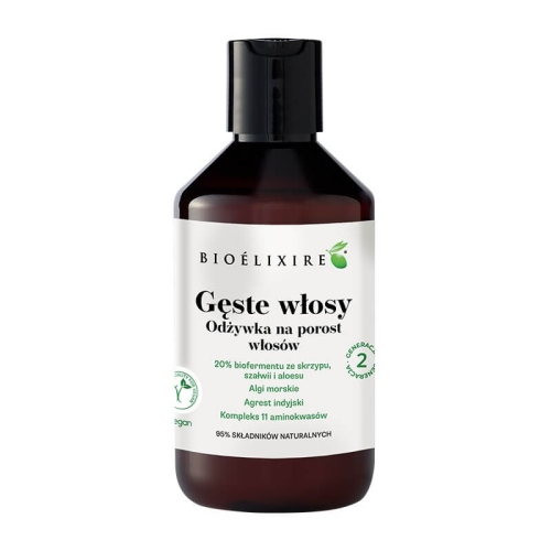 Bioelixire Gęste włosy Stymulująco kondycjonująca odżywka wegańska przeciw wypadaniu włosów 300ml.jpg