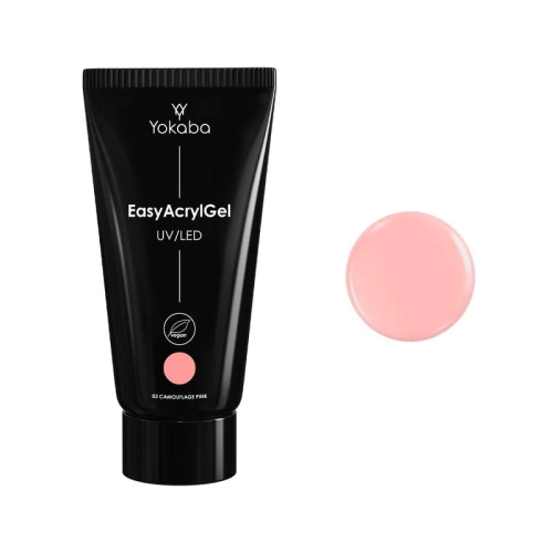 Yokaba easyacrylgel Akrylożel do paznokci 03 camouflage pink 50ml
