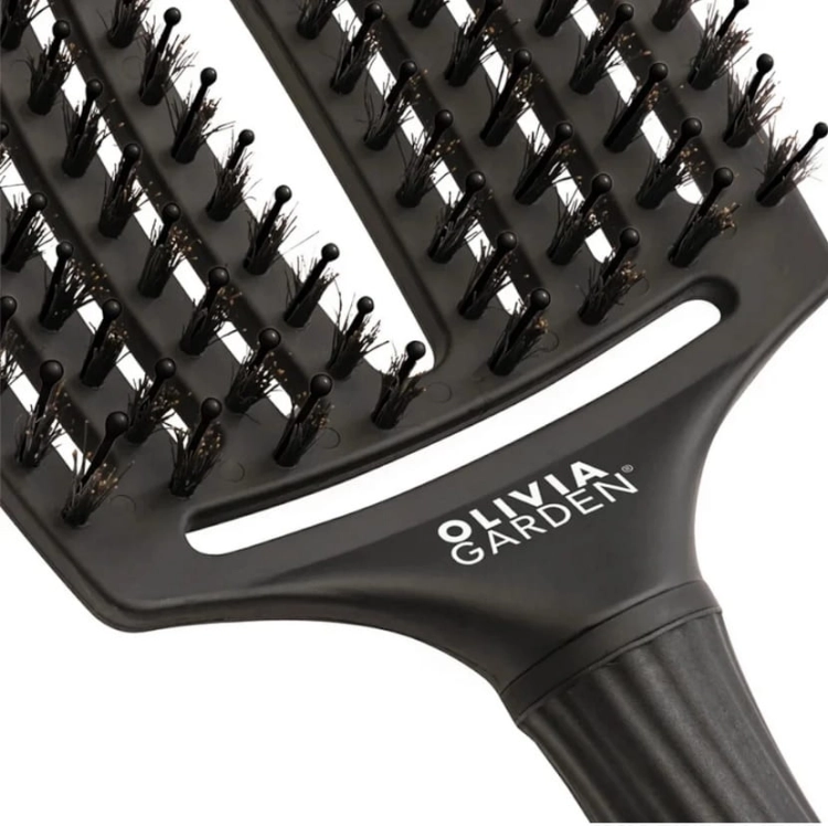 olivia garden finger brush large black włosie dzik i nylon szczotka.jpg