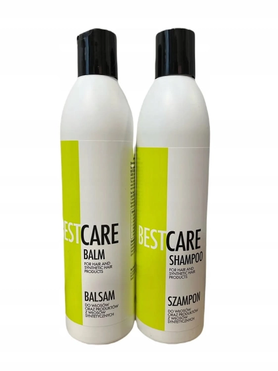 Best Care Zestaw do włosów syntetycznych i peruk szampon 275ml i odżywka 275ml