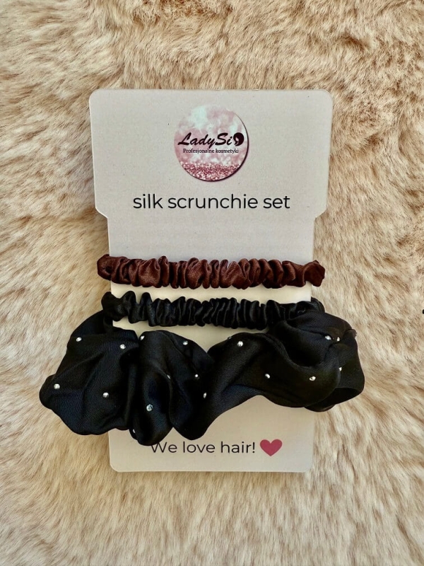 Silk scrunchie set Jedwabne gumki do włosów zestaw 3 sztuki.jpg
