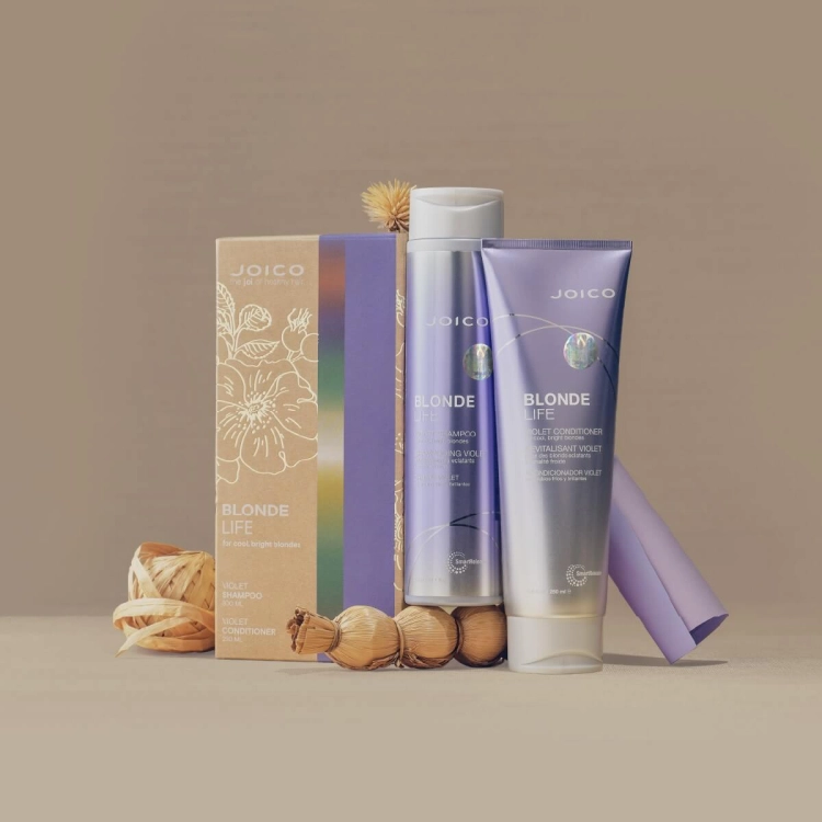 Joico blonde life violet Zestaw Szampon 300ml Odżywka 250ml do włosów blond.jpg