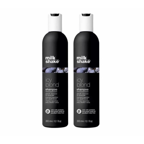 Milk shake icy blond Szampon do włosów blond 2x300ml sweet deal