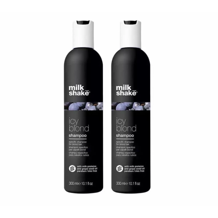 Milk shake icy blond Szampon do włosów blond 2x300ml sweet deal.jpg