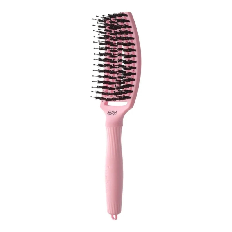Olivia Garden finger brush Szczotka rozczesująco-masująca włosie dzika i nylon jaipur rose