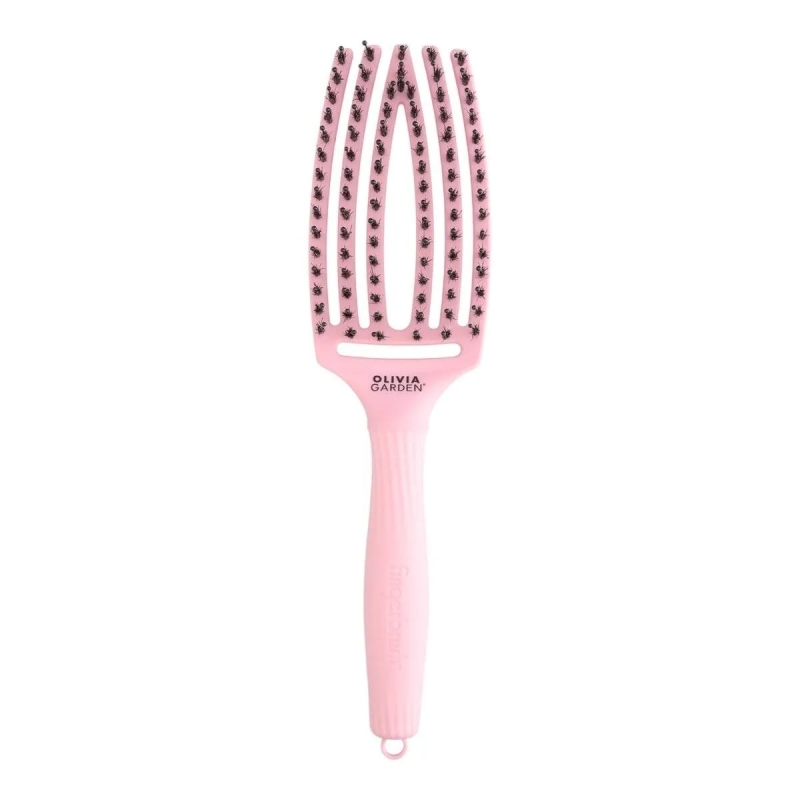 Olivia Garden finger brush Szczotka rozczesująco-masująca włosie dzika i nylon jaipur rose