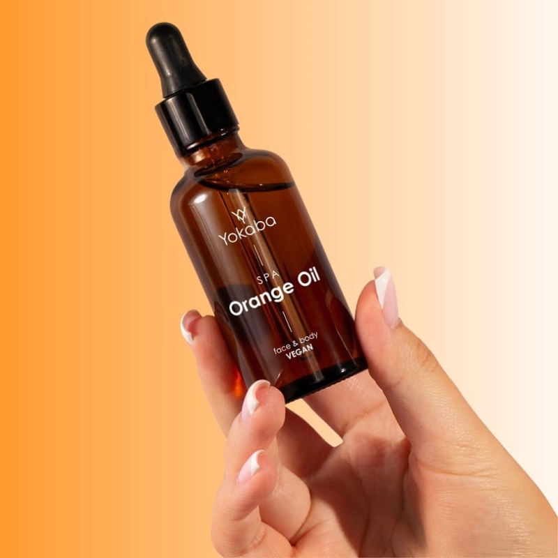Yokaba sparkling orange zestaw prezentowy olejek 50ml masło do ciała 200ml peeling do ciała 250g