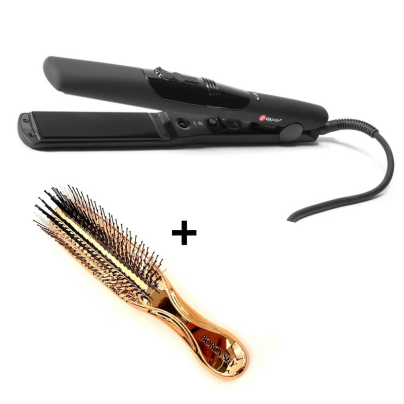 Upgrade ug92e Prostownica parowa do włosów + szczotka Borovsky scalp brush.jpg
