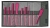 Grzebienie antystatyczne Jaguar a-line pink Zestaw w etui, różowe.jpg