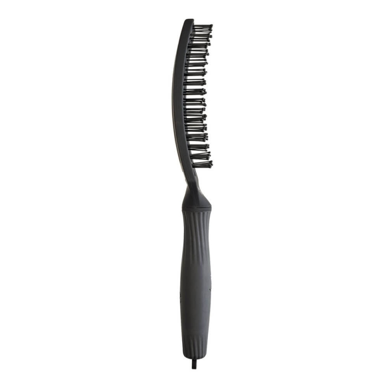 Olivia Garden finger brush double bristles full black Szczotka do włosów nylonowa czarna rozmiar M.jpg