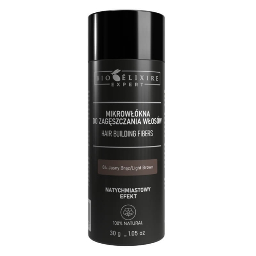 Bioelixire expert Mikrowłókna bawełniane do zagęszczania włosów 30g jasny brąz.jpg