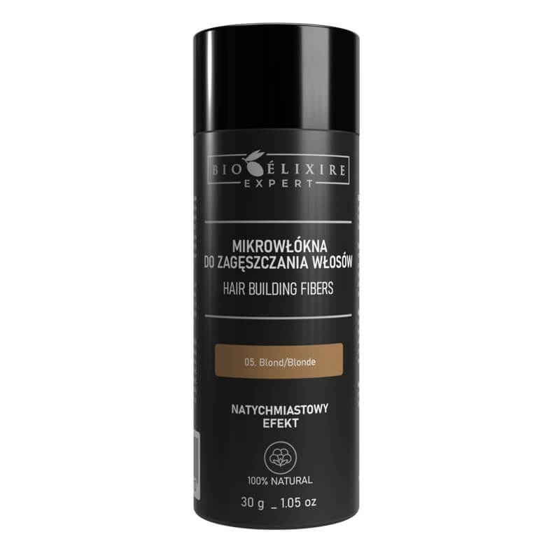 Bioelixire expert Mikrowłókna bawełniane do zagęszczania włosów 30g blond.jpg