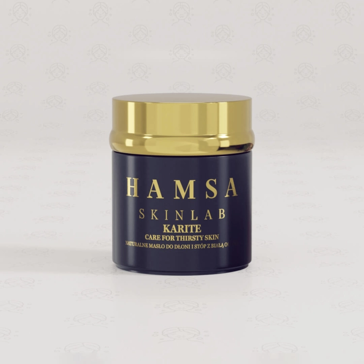 Hamsa skin lab karite Naturalne masło do dłoni i stóp z białą oliwką 80g.jpg