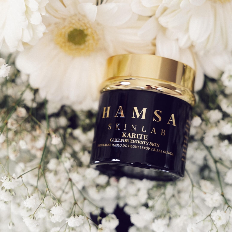 Hamsa skin lab karite Naturalne masło do dłoni i stóp z białą oliwką 80g.jpg