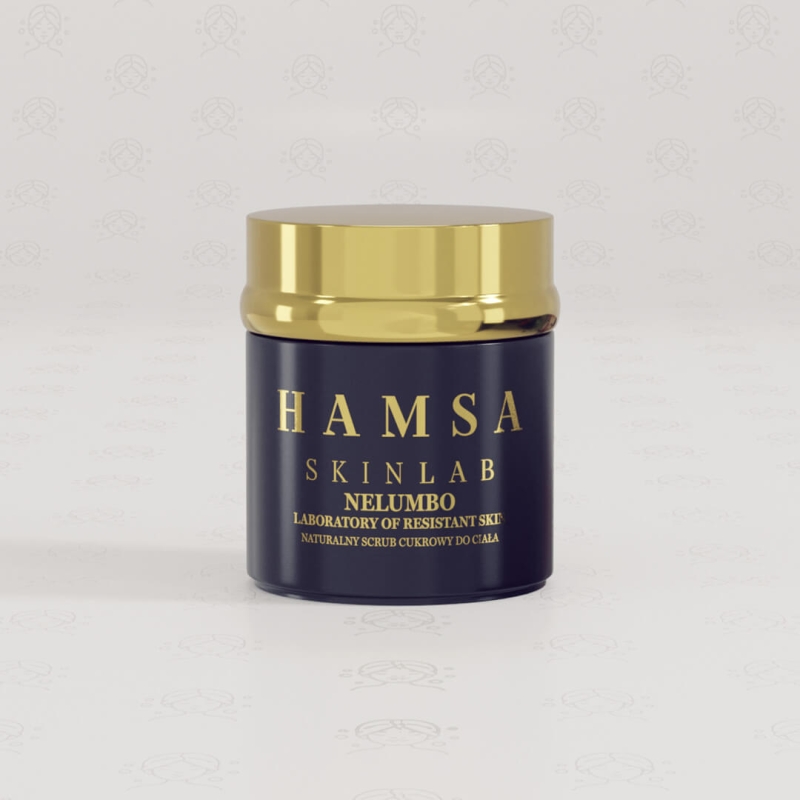 Hamsa skin lab nelumbo Peeling cukrowy do ciała 80g.jpg