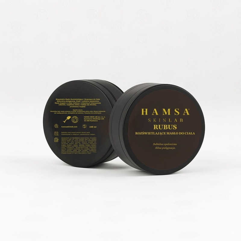 Hamsa skin lab rubus Rozświetlające masło do ciała z drobinkami złota 200ml.jpg