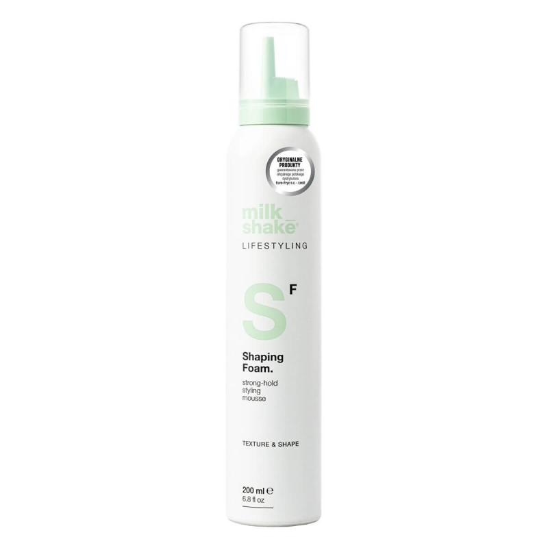 Milk shake shaping foam Pianka do stylizacji włosów unosząca od nasady 200ml.jpg