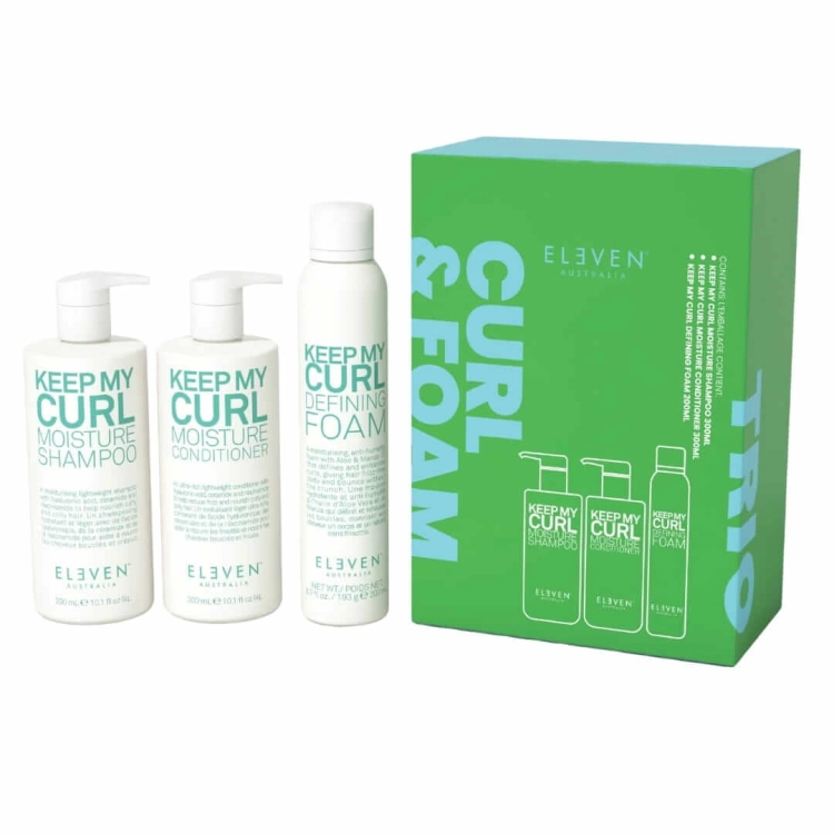Eleven australia curl and foam Zestaw do włosów kręconych i falowanych.jpg